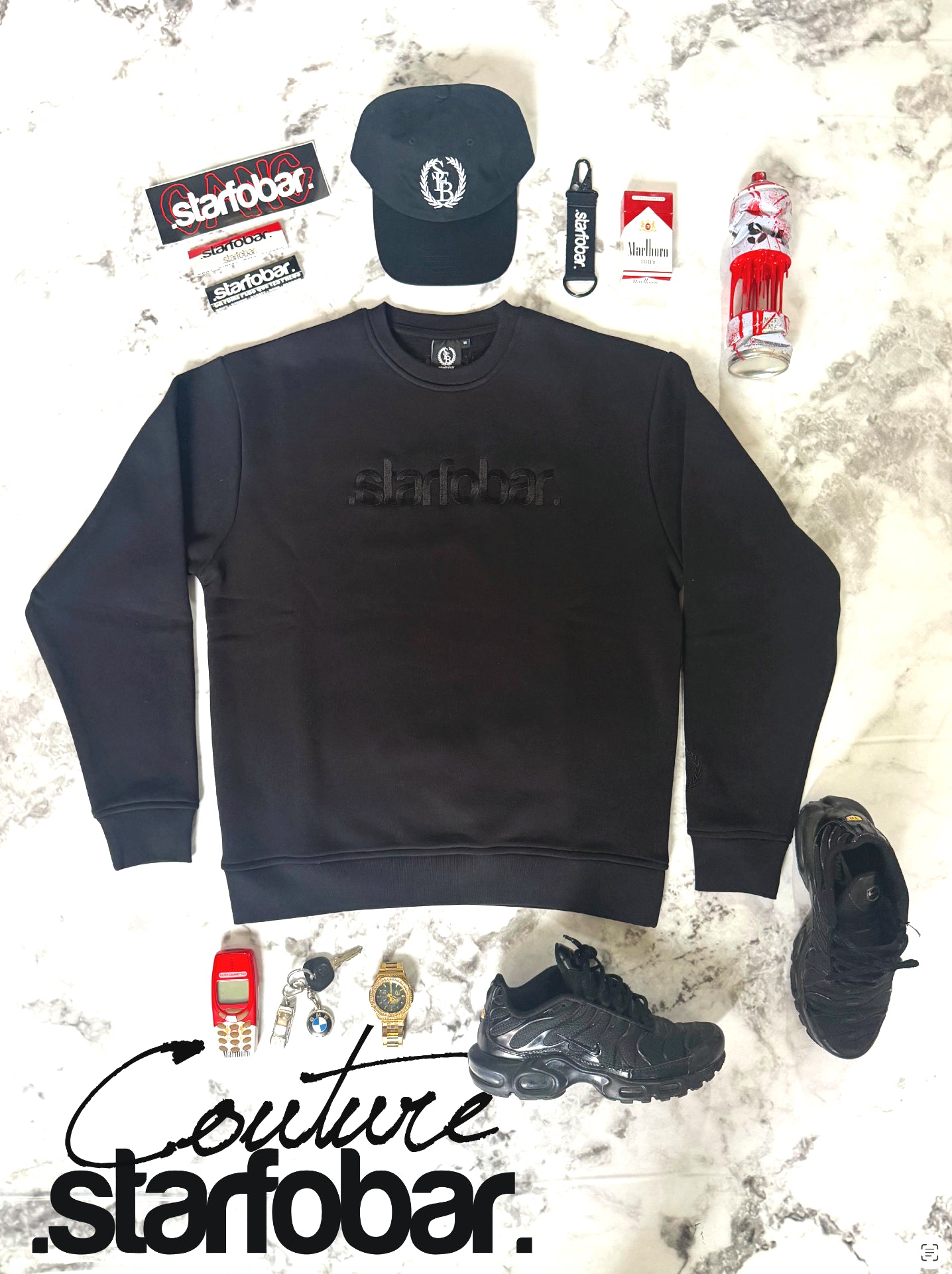 Crewneck STARFOBAR COUTURE (Série Limitée)