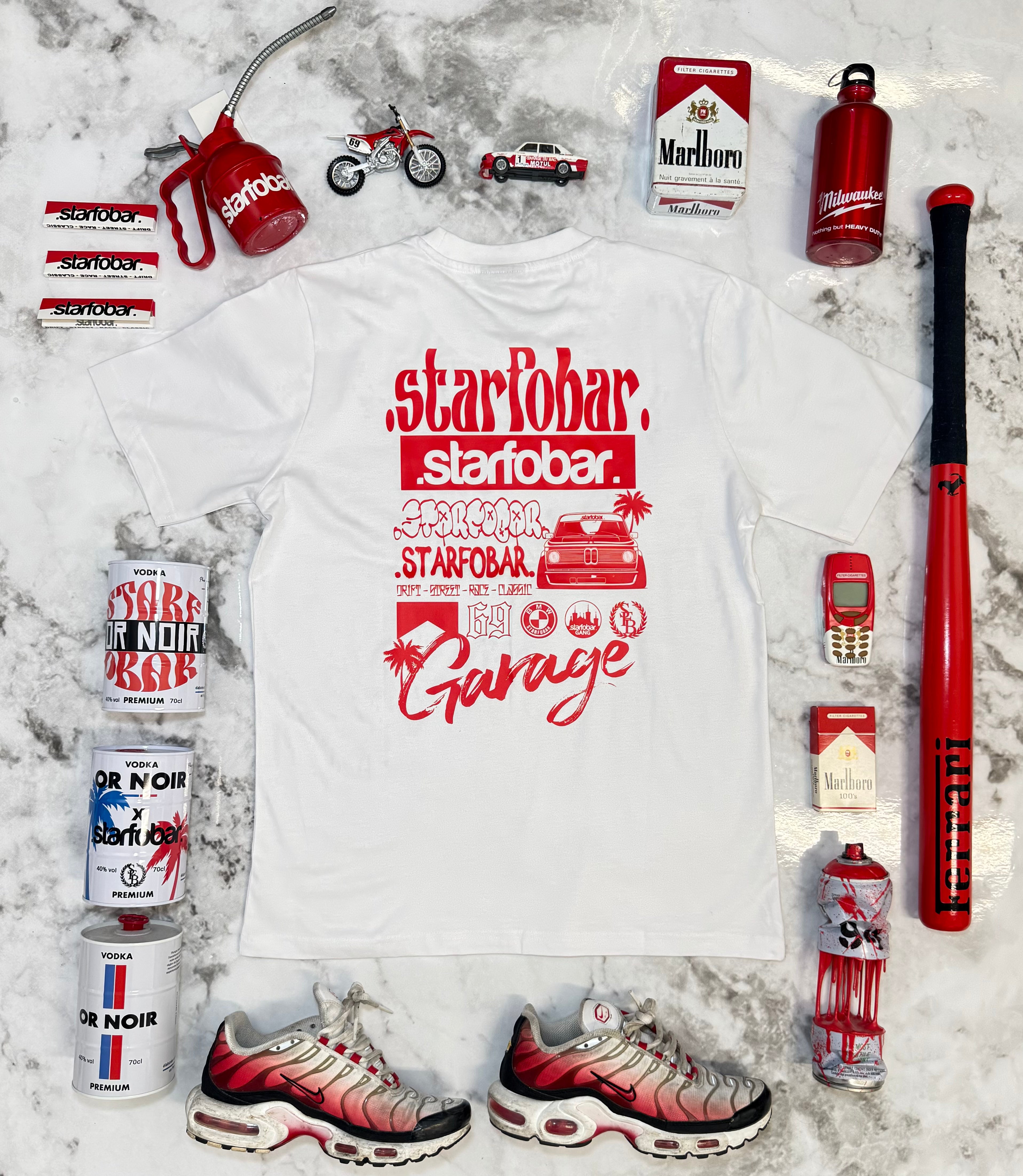 T-shirt STARFOBAR FULL RED (Série limitée)